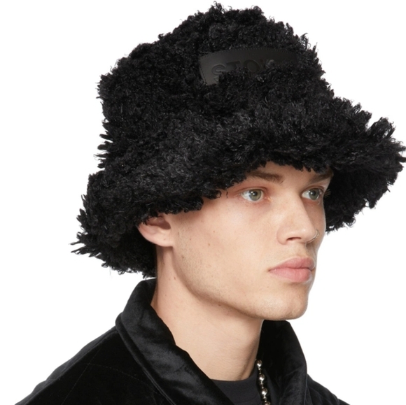 STOLEN GIRLFRIENDS CLUB Black Lounge Lizard Bucket Hat - Picture 2 of 9